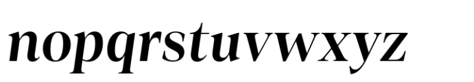 Loretta Display Semi Bold Italic Font LOWERCASE