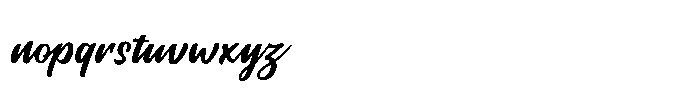 Lorimthy Script Font LOWERCASE