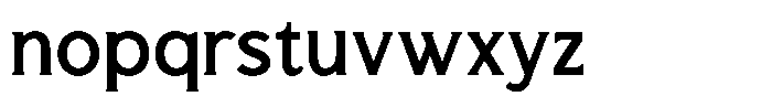 Lorine Regular Font LOWERCASE