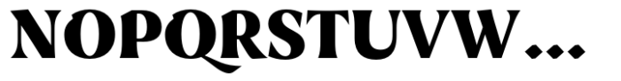Lorne Serif Black Font UPPERCASE