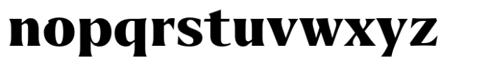 Lorne Serif Black Font LOWERCASE