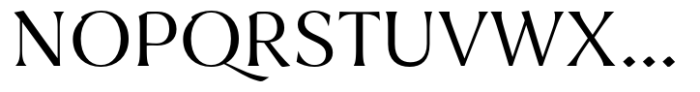 Lorne Serif Regular Font UPPERCASE