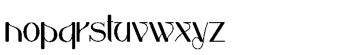Lorvex Font LOWERCASE