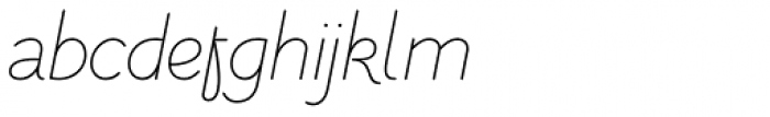 Los Niches Italic Font LOWERCASE