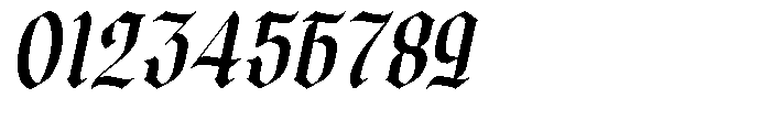Los Reyes Italic Font OTHER CHARS
