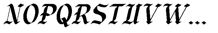 Los Reyes Italic Font UPPERCASE