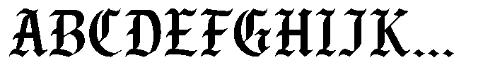 Los Reyes Regular Font UPPERCASE
