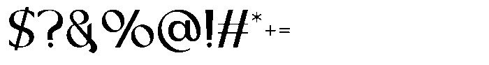Losera Font OTHER CHARS