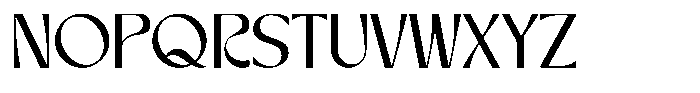 Losera Font UPPERCASE