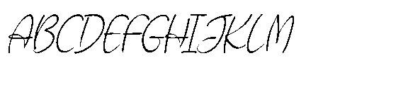 Lossifanya Italic Font UPPERCASE