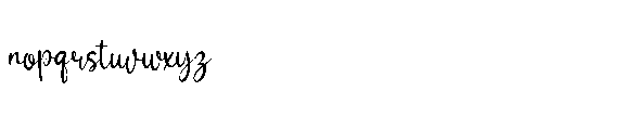 Lossifanya Regular Font LOWERCASE