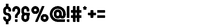 Lost Universe Regular Font OTHER CHARS