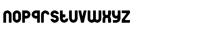 Lost Universe Regular Font LOWERCASE