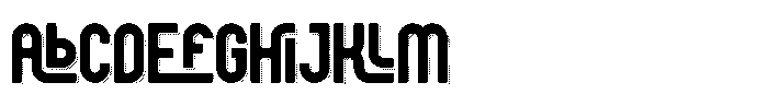 Lost Universe Shadow Font UPPERCASE