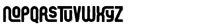 Lost Universe Shadow Font UPPERCASE