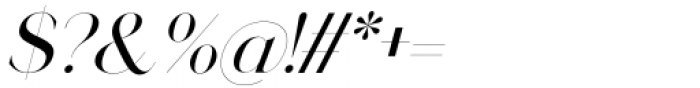 Lostgun Italic Font OTHER CHARS