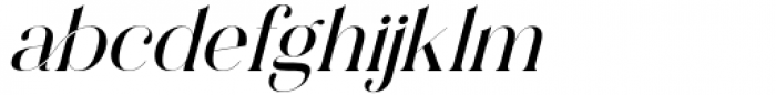 Lostgun Italic Font LOWERCASE
