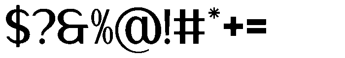 Lostrum Sans Font OTHER CHARS