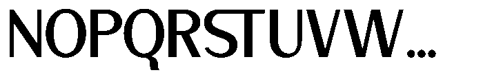 Lostrum Sans Font UPPERCASE