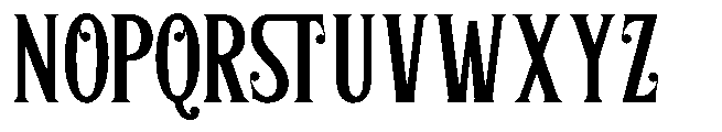 Lostrum Serif Font UPPERCASE