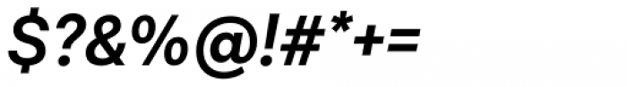 Lota Grotesque Alt 1 Semi Bold Italic Font OTHER CHARS