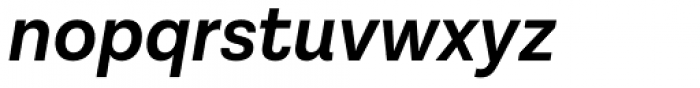 Lota Grotesque Alt 1 Semi Bold Italic Font LOWERCASE
