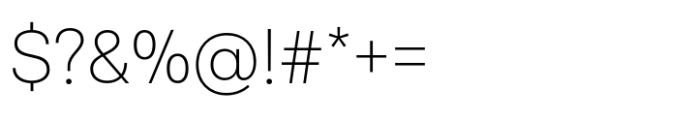 Lota Grotesque One ExtraLight Font OTHER CHARS