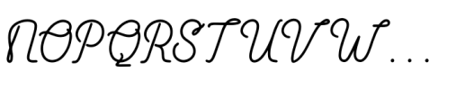 Lotialli Regular Font UPPERCASE