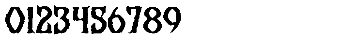 Lotrance Inkbleed Font OTHER CHARS