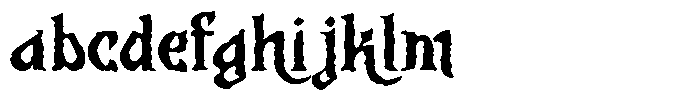 Lotrance Inkbleed FONT