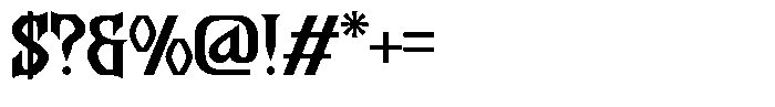 Lotrance Regular Font OTHER CHARS