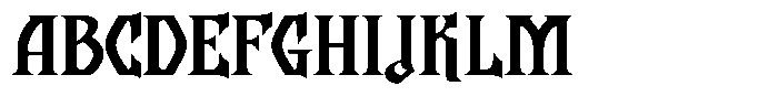 Lotrance Regular Font UPPERCASE