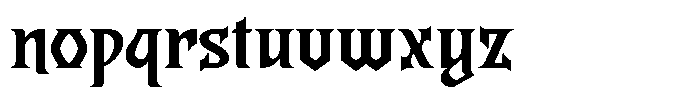 Lotrance Regular Font LOWERCASE