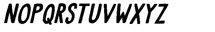 Lots Of Fun Italic Font UPPERCASE