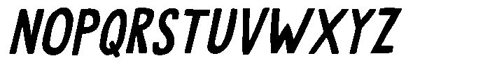 Lots Of Fun Italic Font LOWERCASE