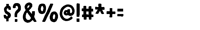 Lots Of Fun Regular Font OTHER CHARS