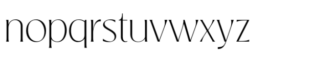 Loubrisa Thin Font LOWERCASE