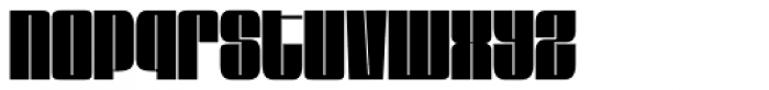 Loudine Condensed Font LOWERCASE