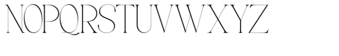 Louis Valten Thin Font UPPERCASE