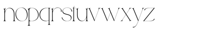 Louis Valten Thin Font LOWERCASE