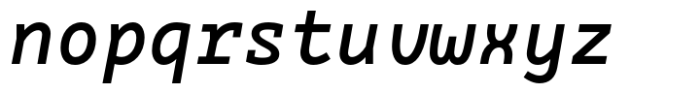 Louisa Bold Italic Font LOWERCASE