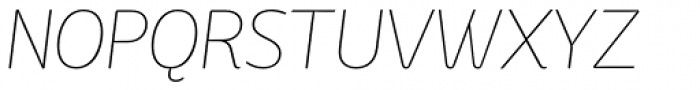 Lounge Thin Italic Font UPPERCASE
