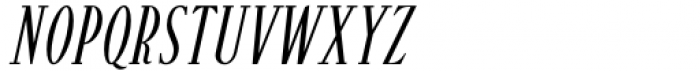 Loure Regular Oblique Font UPPERCASE