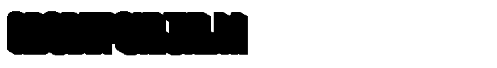 Lova Bold Extrude Font UPPERCASE