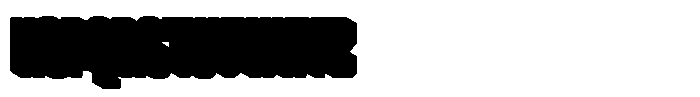 Lova Bold Extrude Font UPPERCASE