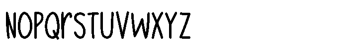 Lovable Christmas Font LOWERCASE