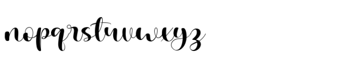 Love Ayu Script Font LOWERCASE