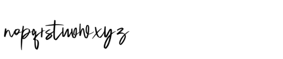 Love Grild Signature Font LOWERCASE