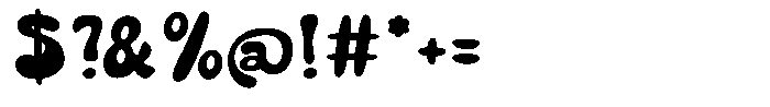 Love Groovy Font OTHER CHARS