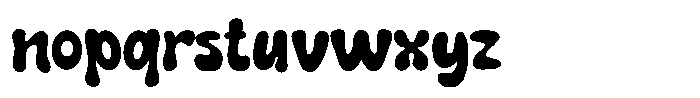 Love Groovy Font LOWERCASE